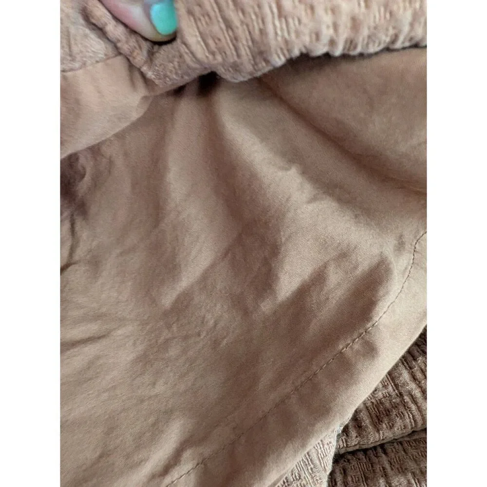 West Elm full/Queen duvet brown